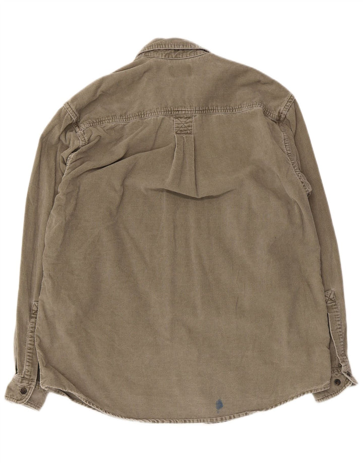 L.L.Bean Herren-Cordhemd aus mittlerer Khaki-Baumwolle