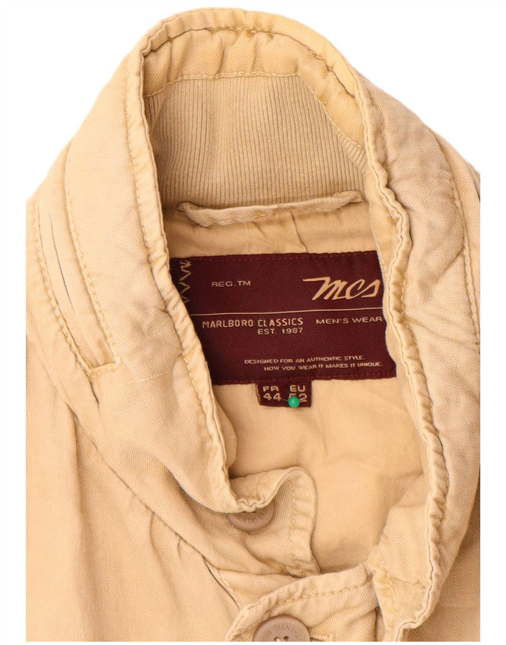 Marlboro Classics Herren Militärjacke EU 52 XL Beige Baumwolle