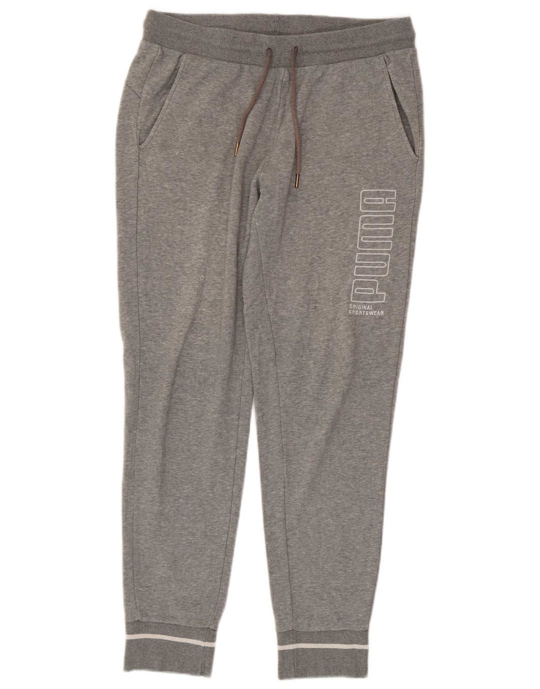 PUMA Herren Graphic Trainingshose Jogger Mittelgrau meliert