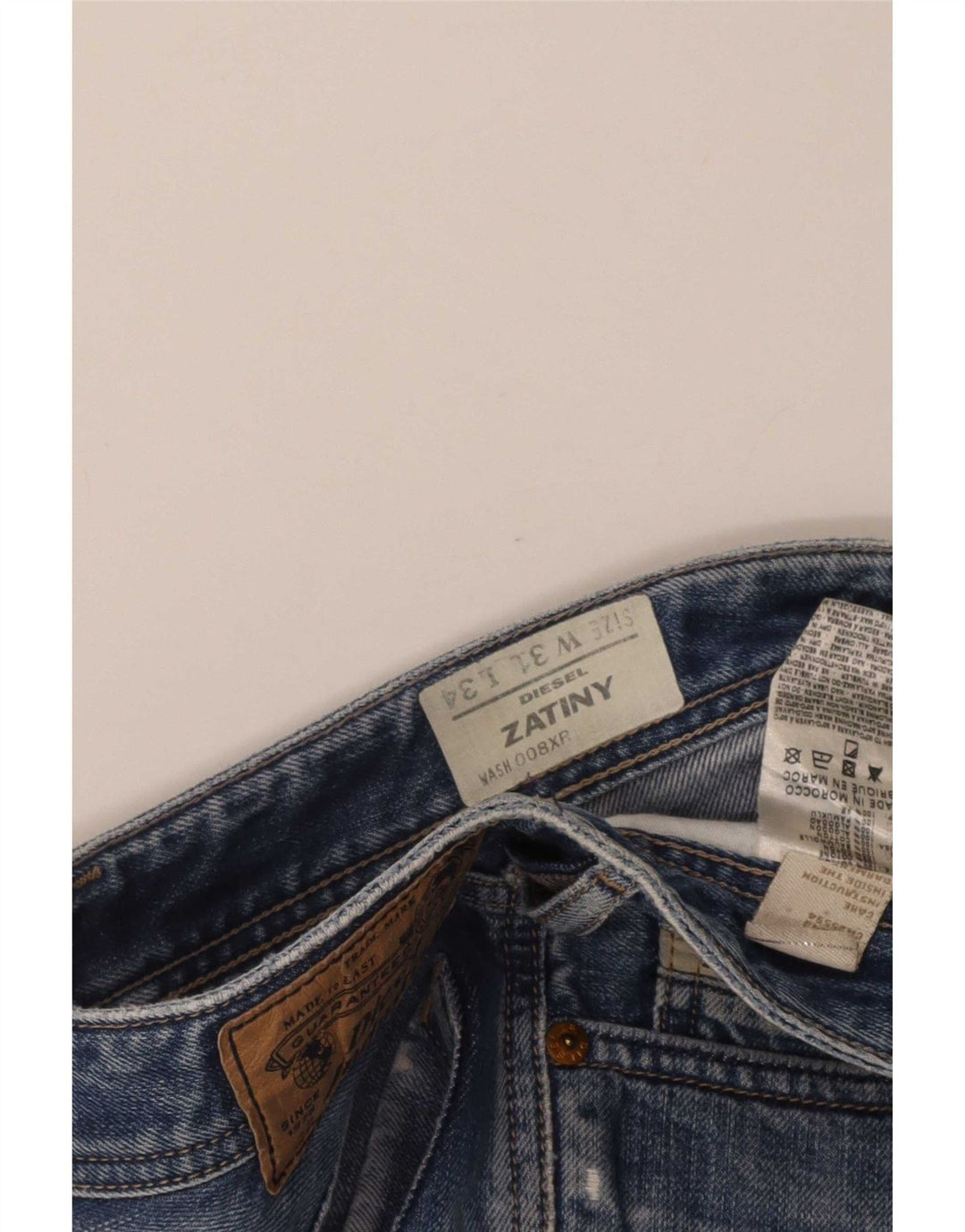 Diesel Herren Loose Jeans W31 L34 Blaue Baumwolle