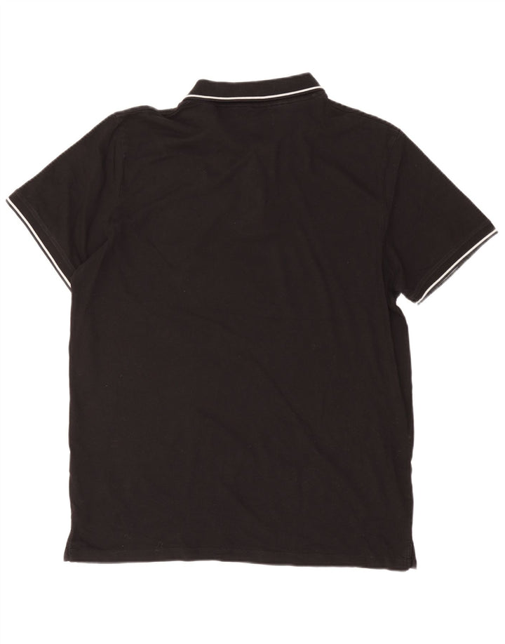 Jack & Jones Herren Poloshirt XL Schwarz Baumwolle