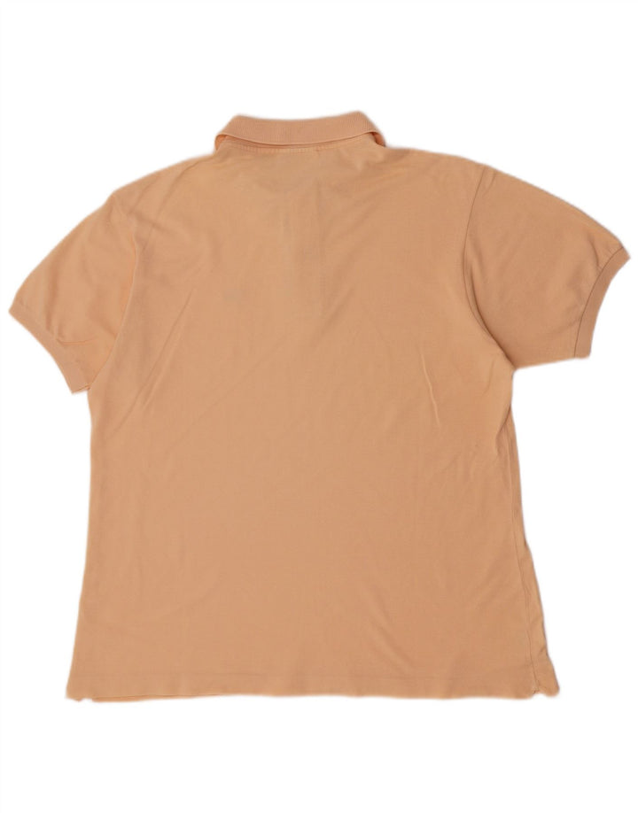 Lacoste Herren-Poloshirt, Größe 5, groß, rosa Baumwolle