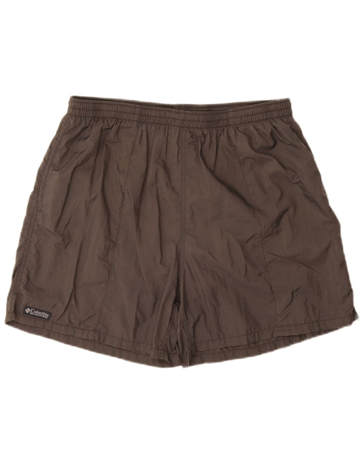 Columbia Herren-Badeshorts, groß, graues Polyester