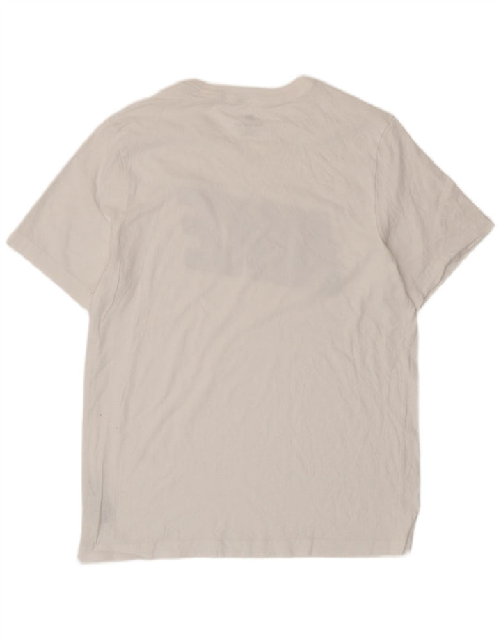 Nike Herren-T-Shirt mit Grafik, Größe L, aus weißer Baumwolle
