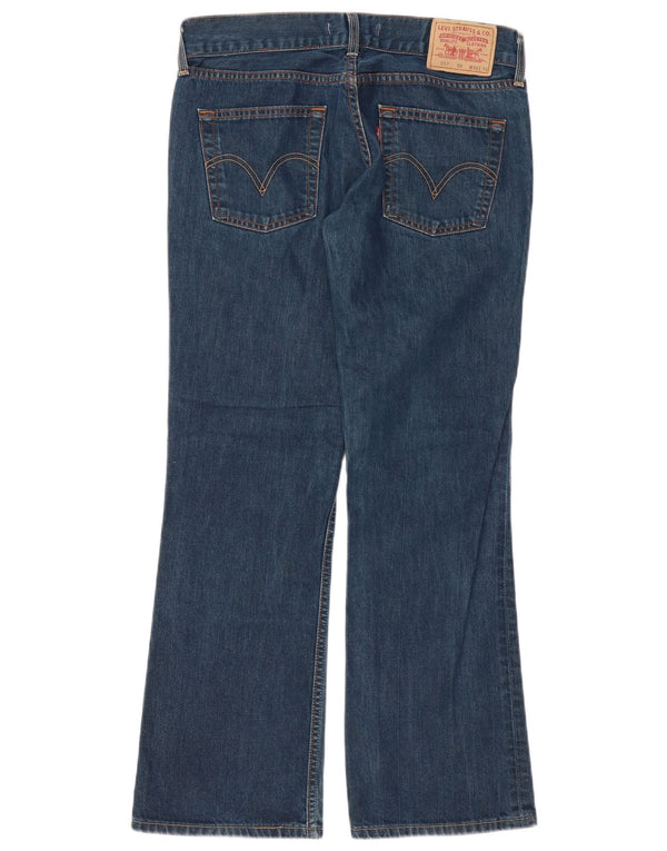 Levi's Damen 557 Bootcut Jeans W32 L32 Blaue Baumwolle