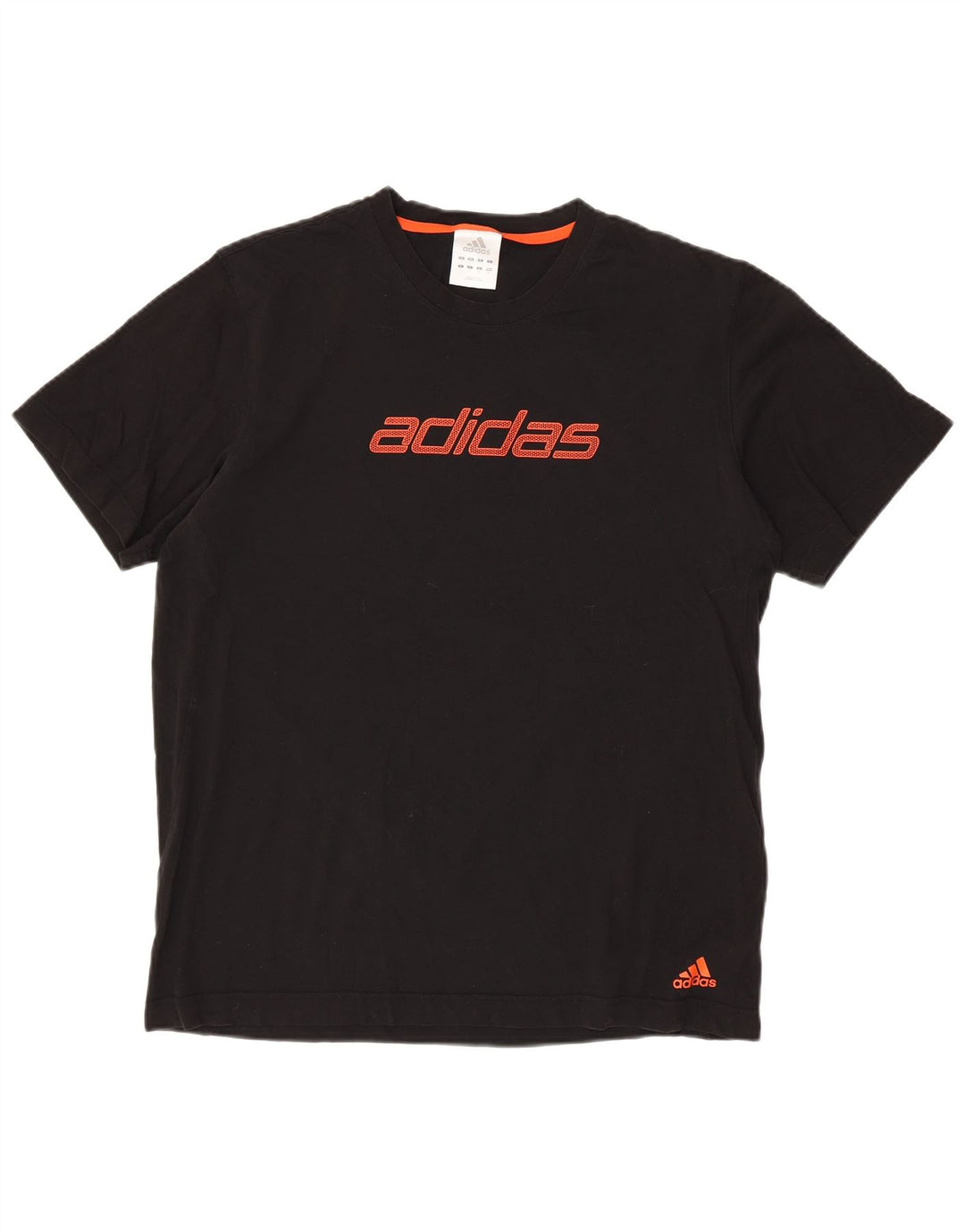 ADIDAS Herren Grafik T-Shirt Top Große schwarze Baumwolle
