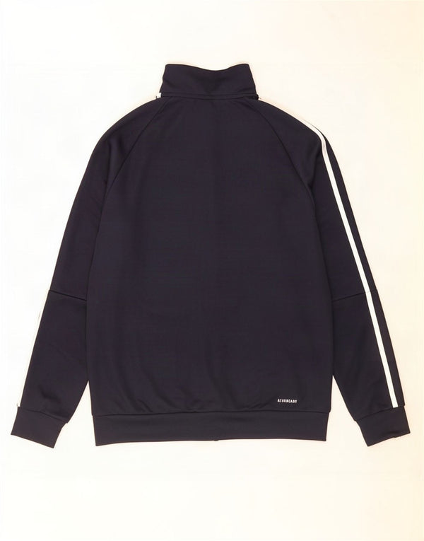 Adidas Jungen Aeroready Trainingsanzug Top Jacke 13-14 Jahre Marineblau Polyester
