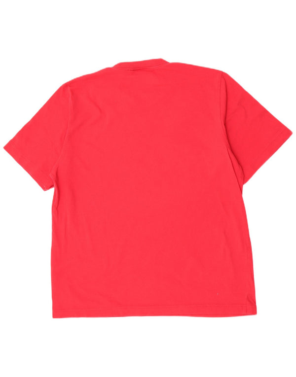 Adidas Herren Grafik T-Shirt Top XL Rosa Baumwolle