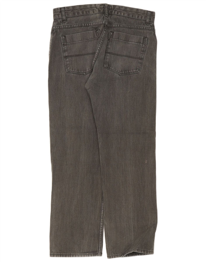 Marks & Spencer Gerade Freizeithose für Herren, W32, L29, Grau, Baumwolle