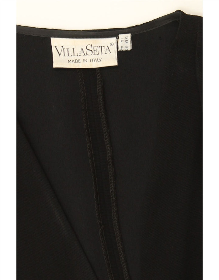 VINTAGE Womens Bodycon Dress UK 16 Large Black Vintage Vintage and Second-Hand Vintage from Messina Hembry 