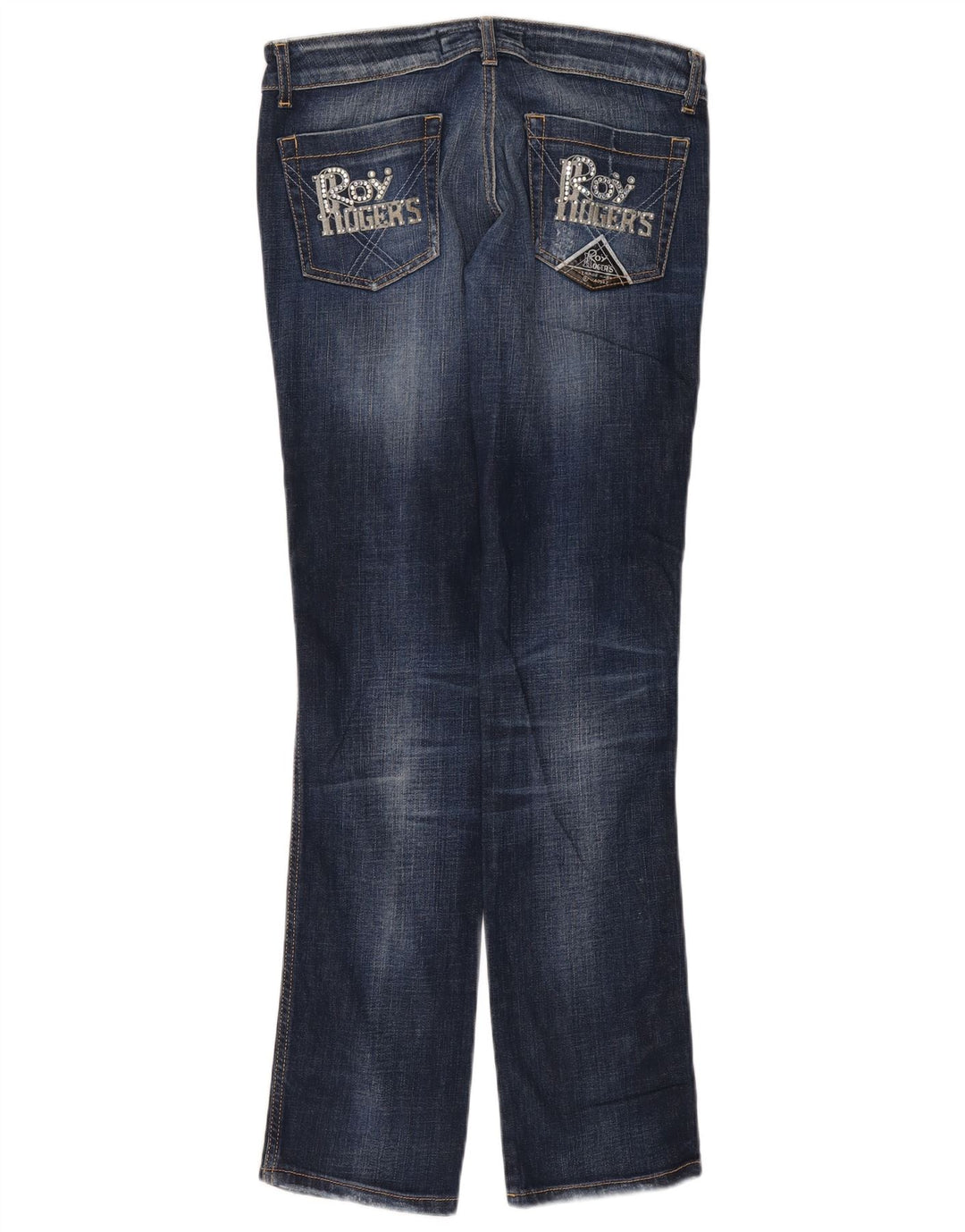 Roy Rogers Damen Straight Jeans W32 L34 Marineblau
