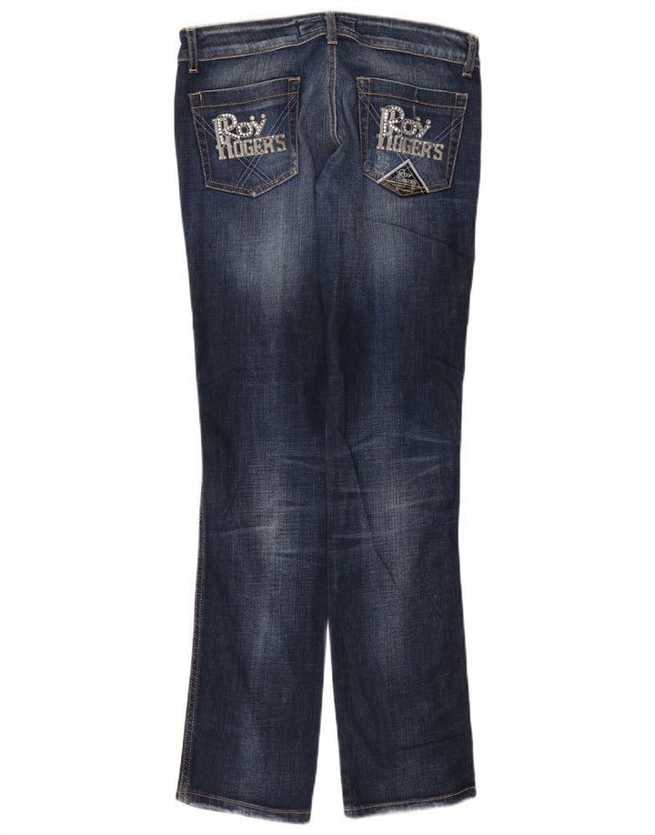 Roy Rogers Damen Straight Jeans W32 L34 Marineblau