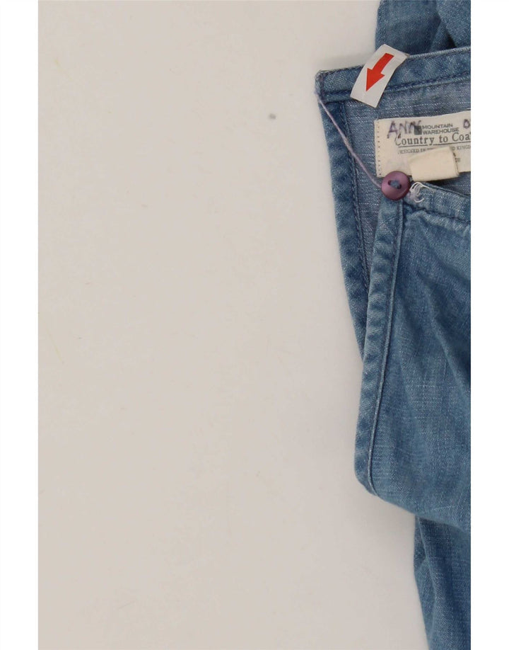 Mountain Warehouse Damen-Basic-Kleid, UK-Größe 44, Größe L, Blau, Baumwolle