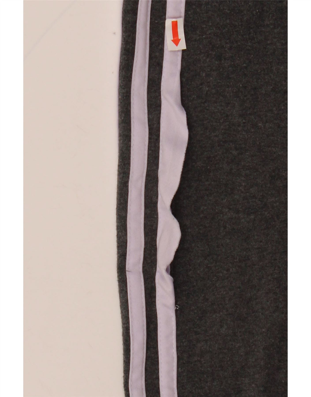 ADIDAS Damen Leggings UK 12 Mittelgraue Baumwolle