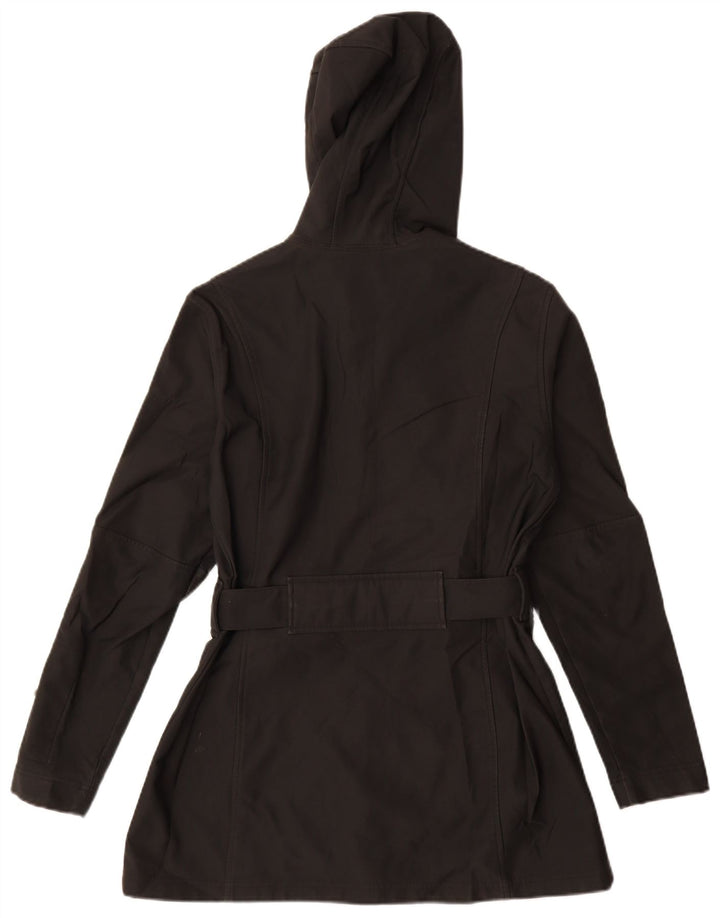 NIKE Damen-Windbreakerjacke mit Kapuze, UK 12, Mittelschwarz, Polyester