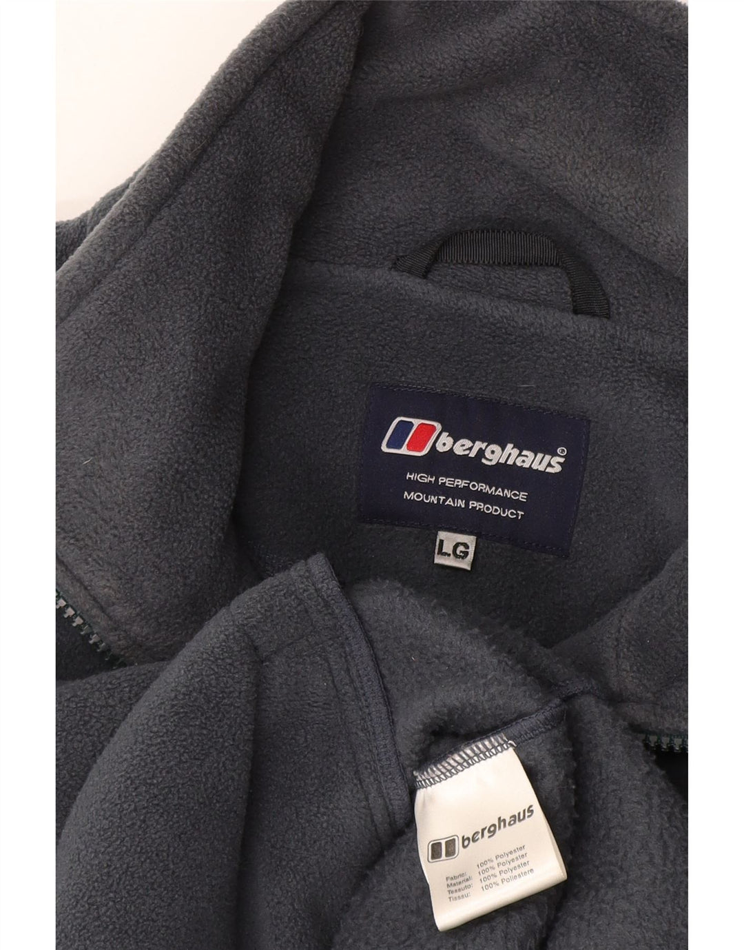 Berghaus Herren Fleecejacke UK 40 Large Marineblau Polyester