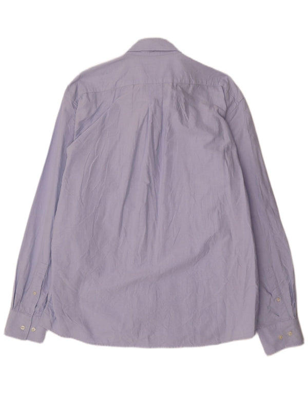 Fila Herrenhemd Größe 44 XL Blaue Baumwolle