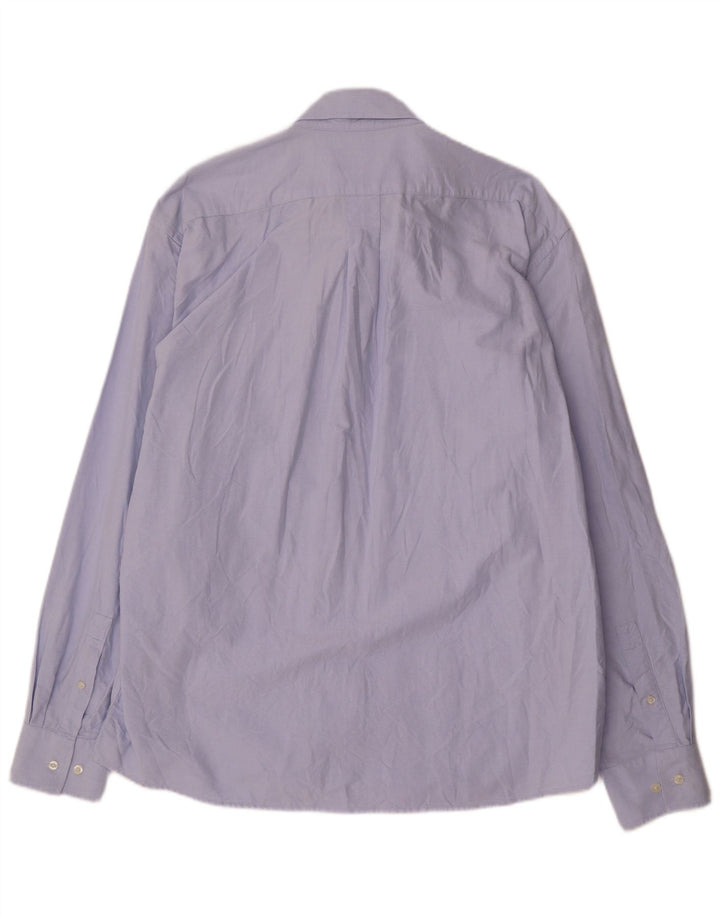 Fila Herrenhemd Größe 44 XL Blaue Baumwolle