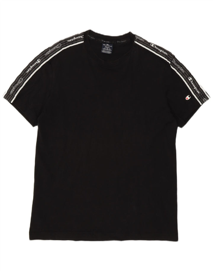 Champion Herren-T-Shirt mit Grafik, Größe S, Schwarz