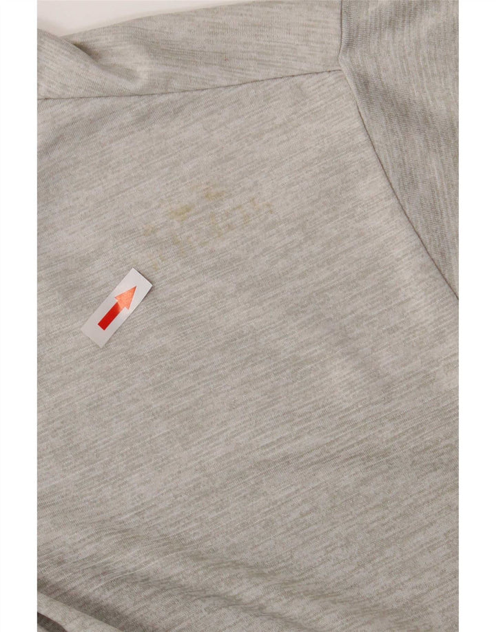 Adidas Herren Climalite T-Shirt Top Mittelgraues Polyester