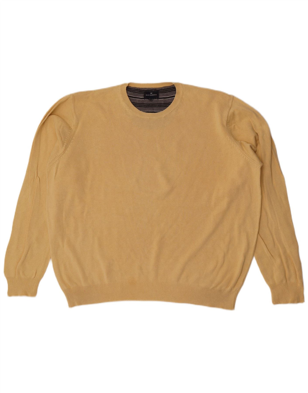 Marks & Spencer Herren Blue Harbour Rundhalspullover Pullover XL Gelb