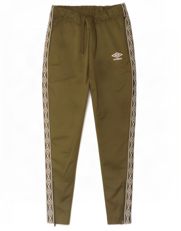 Umbro Herren-Trainingshose mit Grafik, Mittelkhaki, Polyester