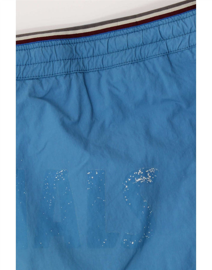 Colmar Herren-Badeshorts mit Grafik, IT 50, großes blaues Nylon