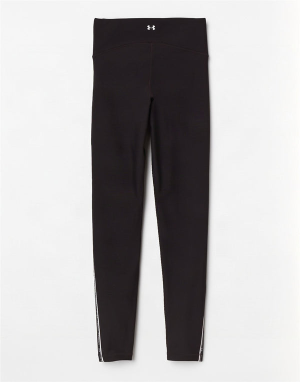 Under Armour Damen Heat Gear Graphic Leggings UK 10 Small Schwarz Polyester