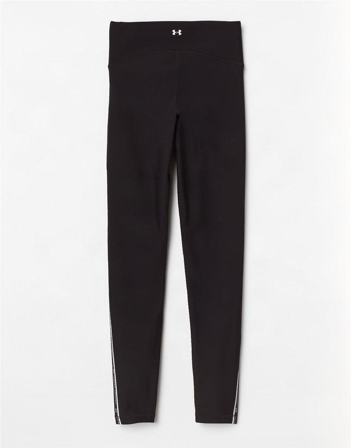 Under Armour Damen Heat Gear Graphic Leggings UK 10 Small Schwarz Polyester