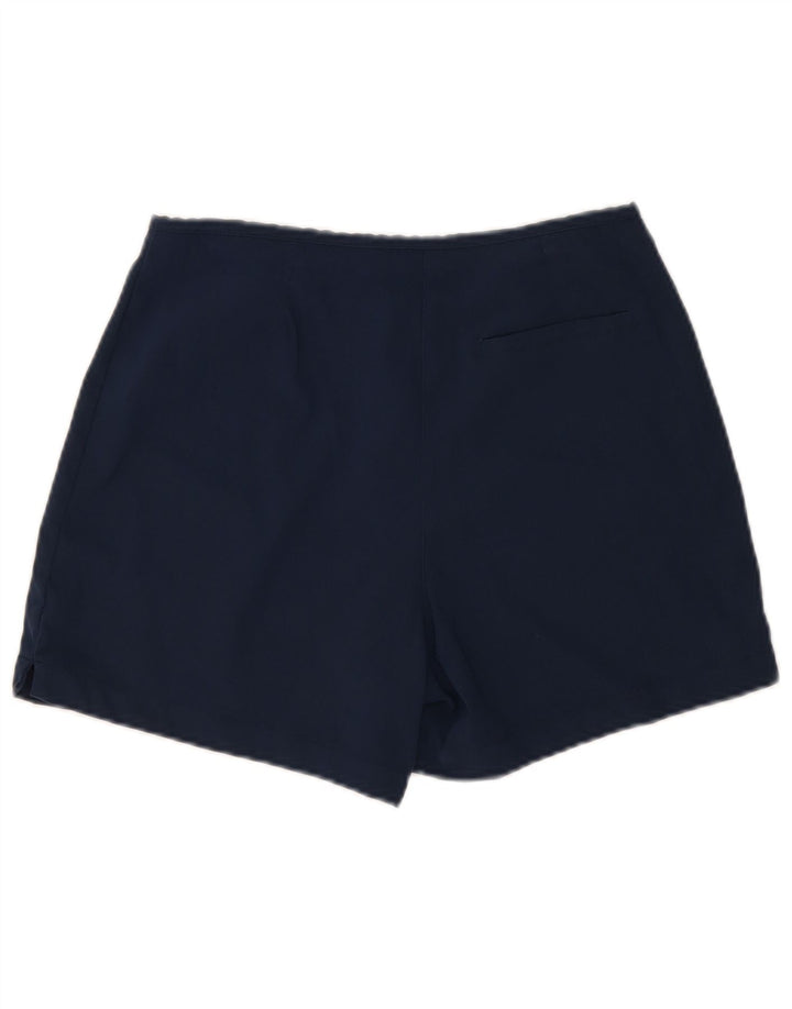 Nike Damen Shorts UK 12 Medium W28 Marineblaues Nylon