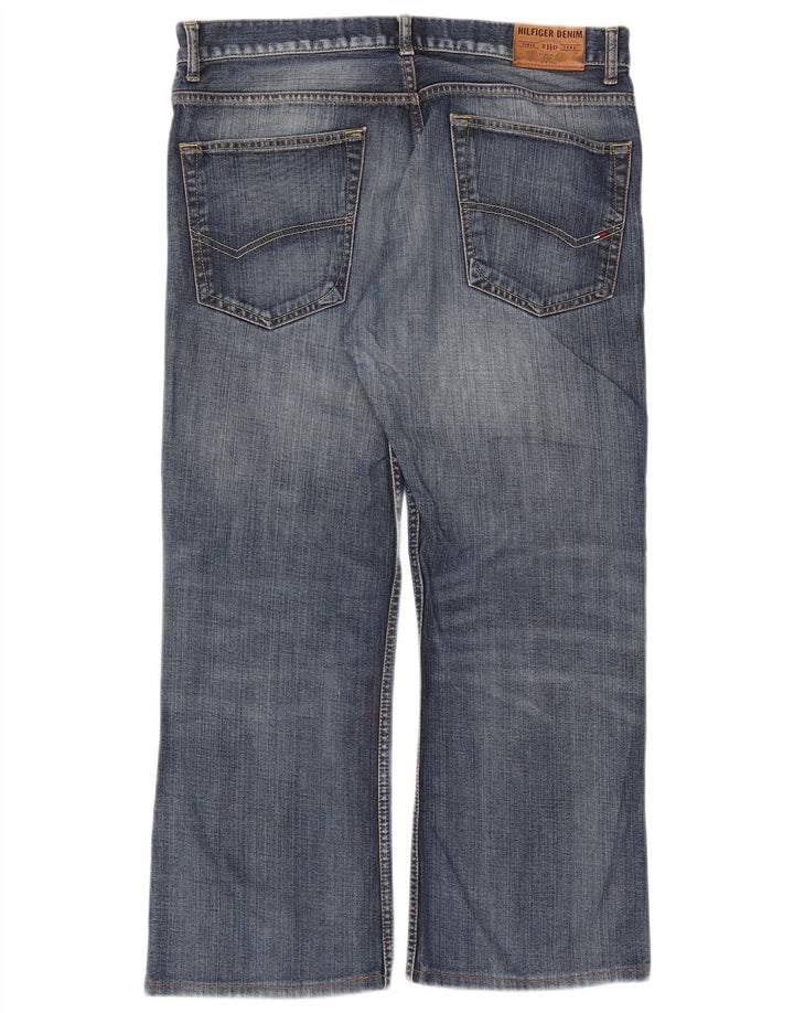Tommy Hilfiger Herren verkürzte gerade Jeans W34 L26 Blau