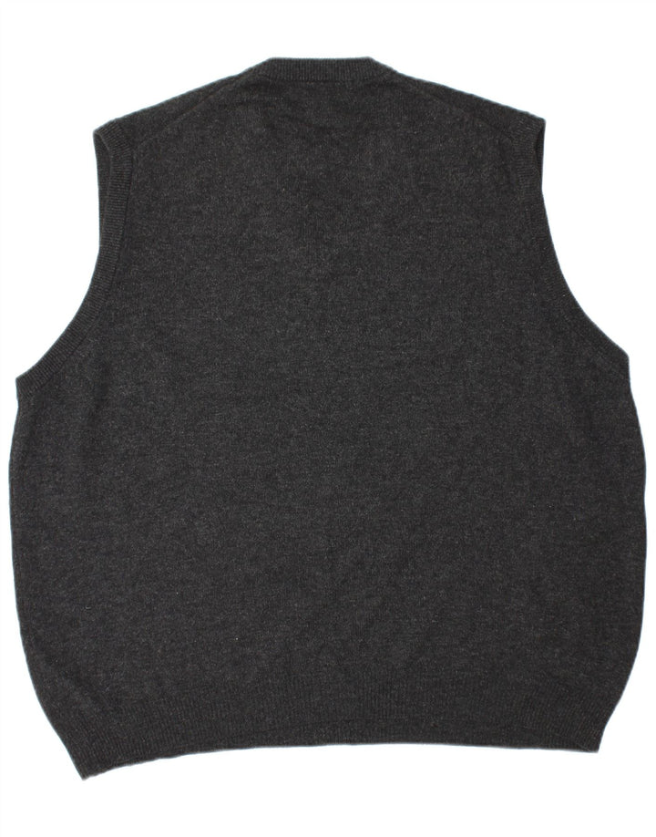 MARKS & SPENCER Herren-Tanktop „Harbor“ in Blau, Größe L, schwarze Lammwolle