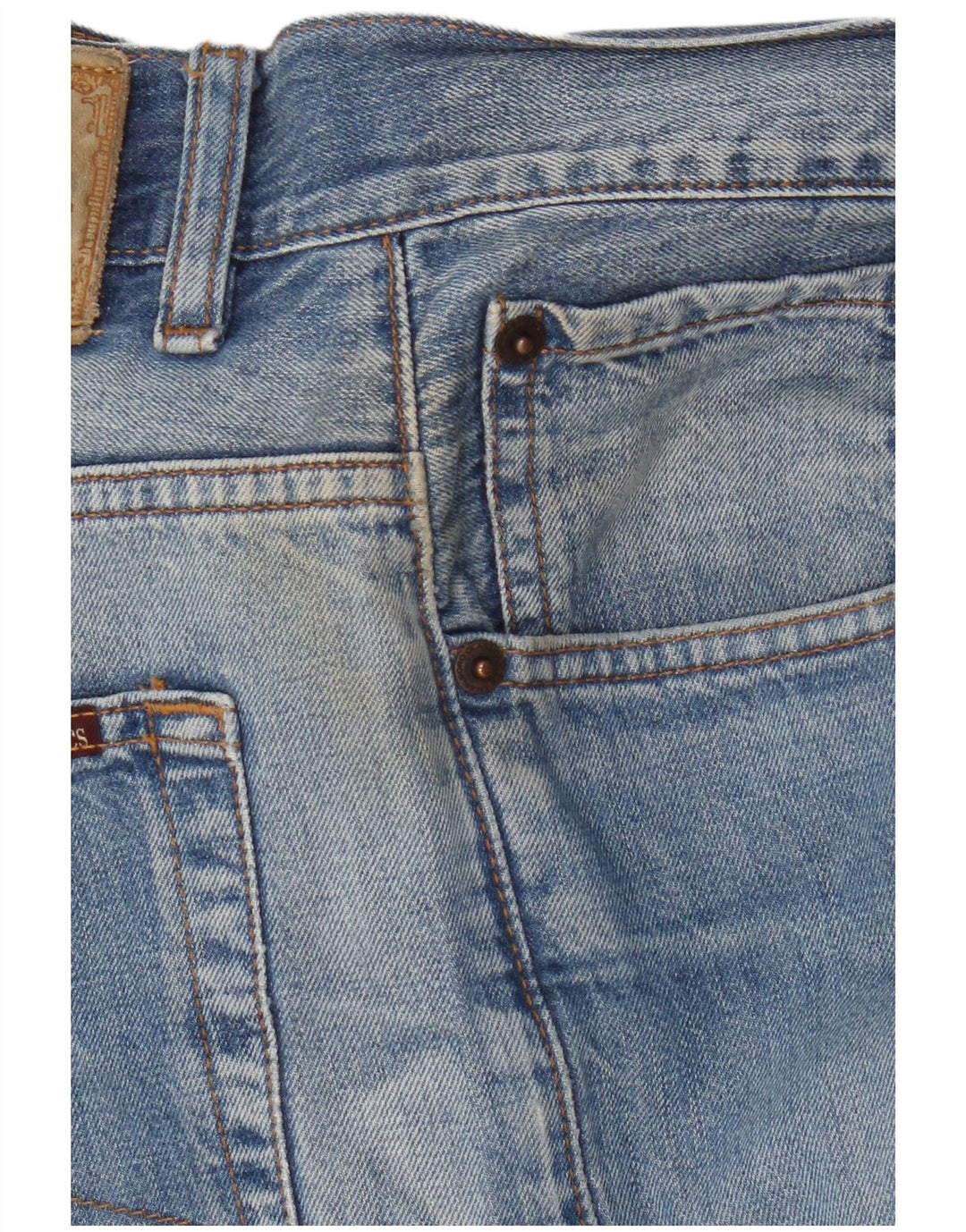 Marlboro Classics Herren Straight Jeans W36 L34 Blaue Baumwolle