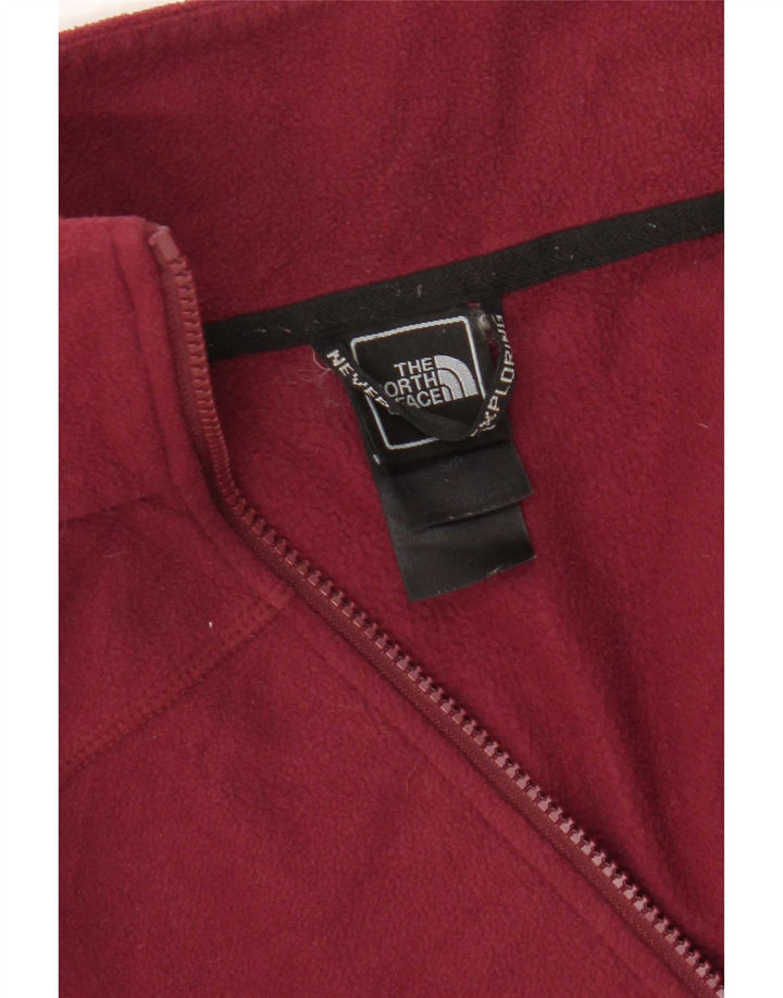 The North Face Damen Fleecejacke UK 10 Small Burgunderrot Polyester