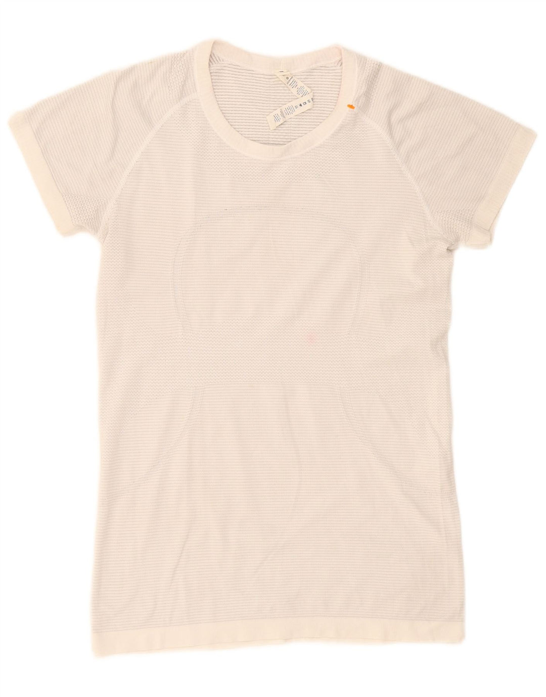 Lululemon Damen T-Shirt Top US 10 Large Weiß Nylon
