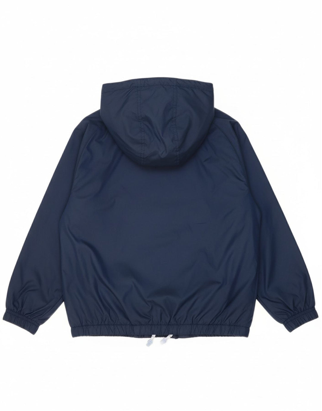 PUMA Boys Hooded Pullover Rain Jacket 5-6 Years Navy Blue Polyester
