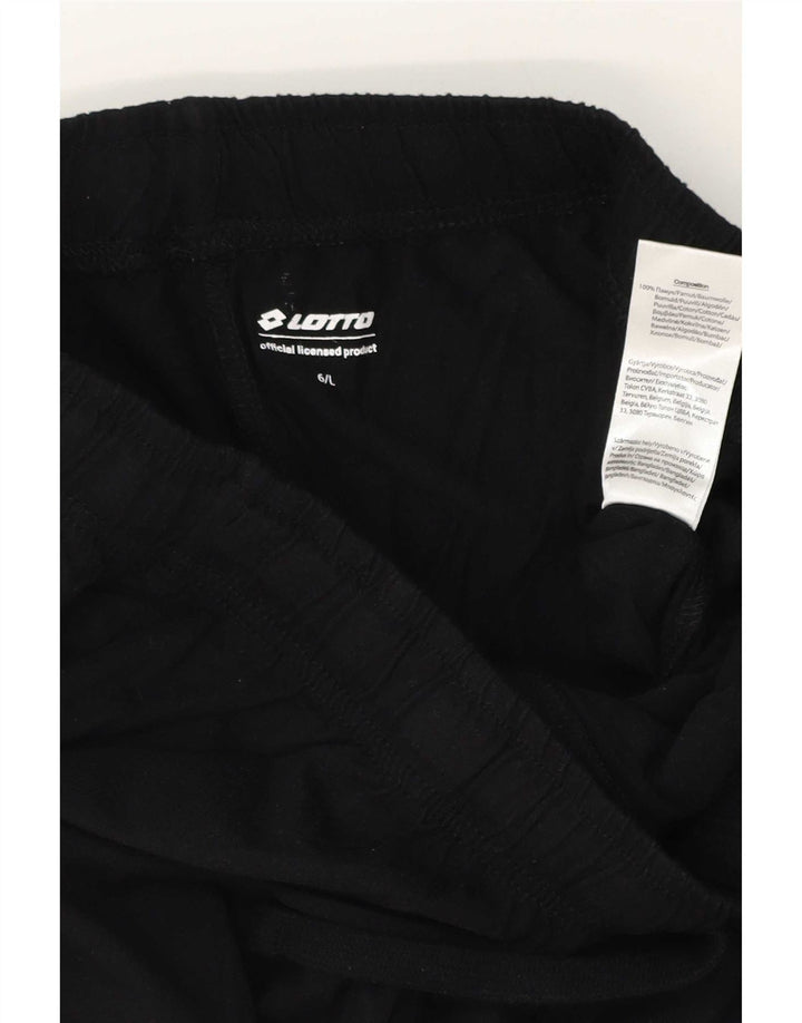 Lotto Herren-Sportshorts, große schwarze Baumwolle
