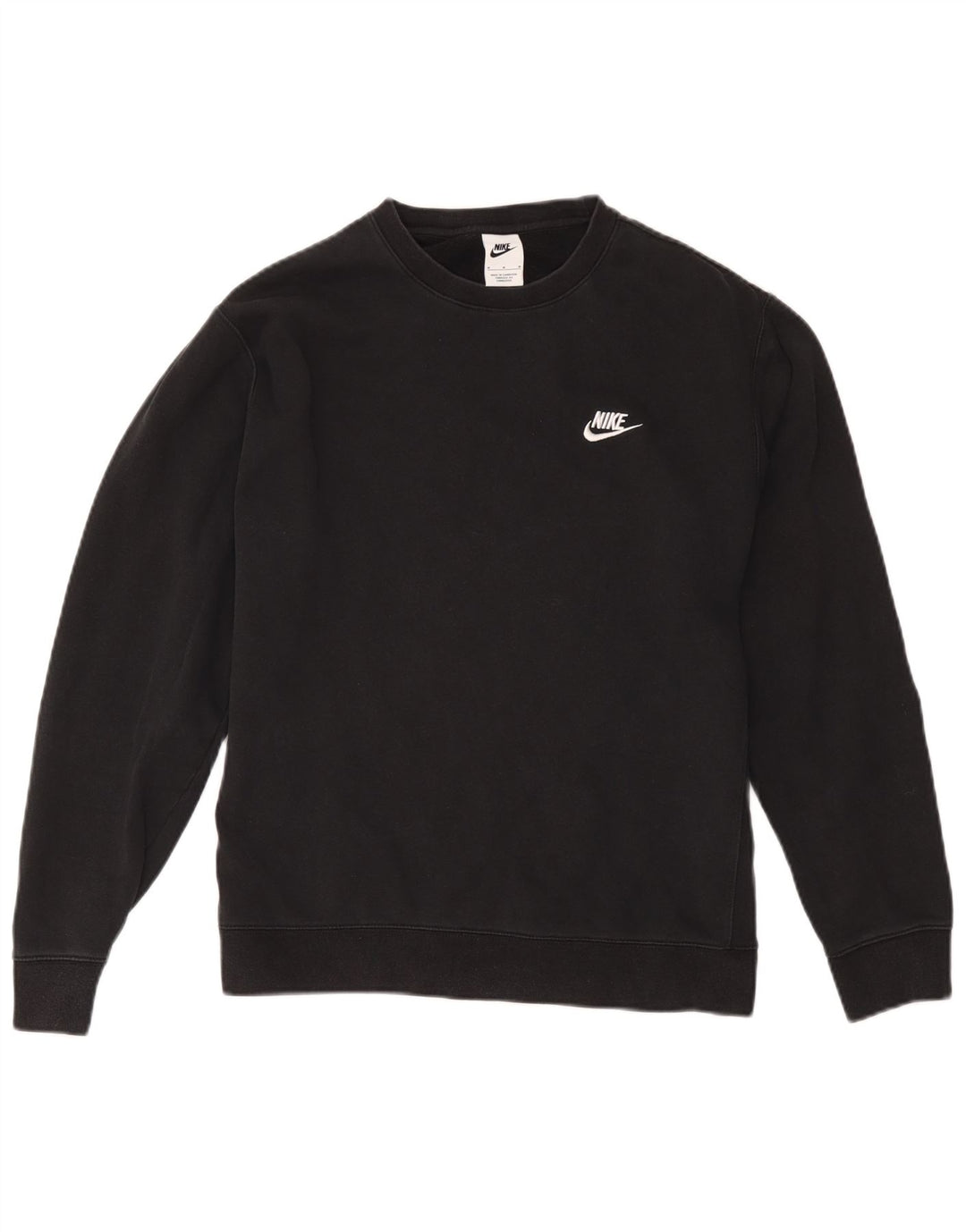 Nike Herren-Sweatshirt-Pullover, mittelschwarz, Baumwolle