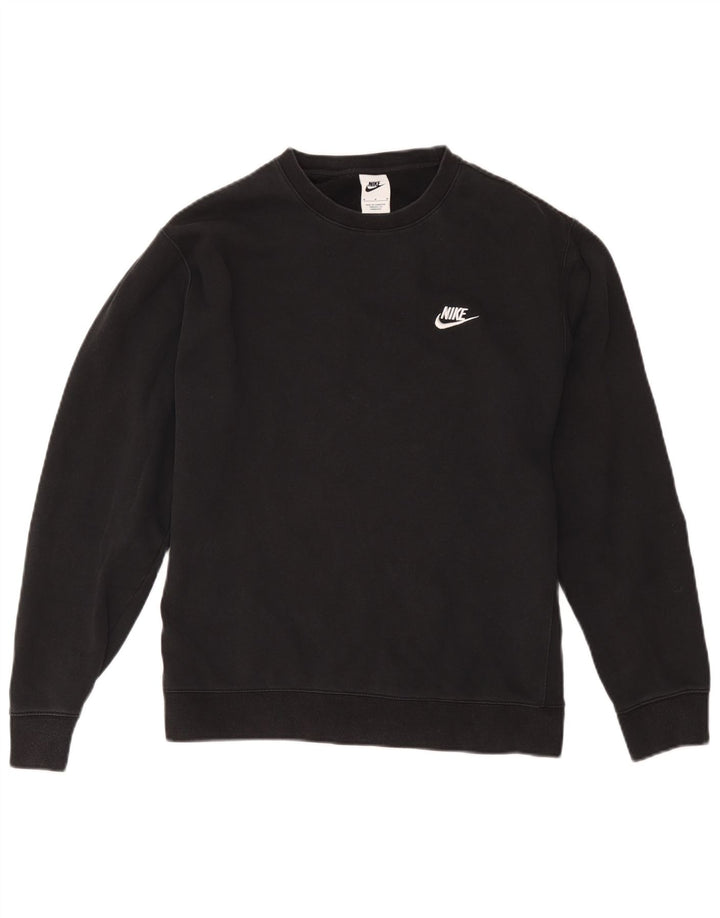Nike Herren-Sweatshirt-Pullover, mittelschwarz, Baumwolle