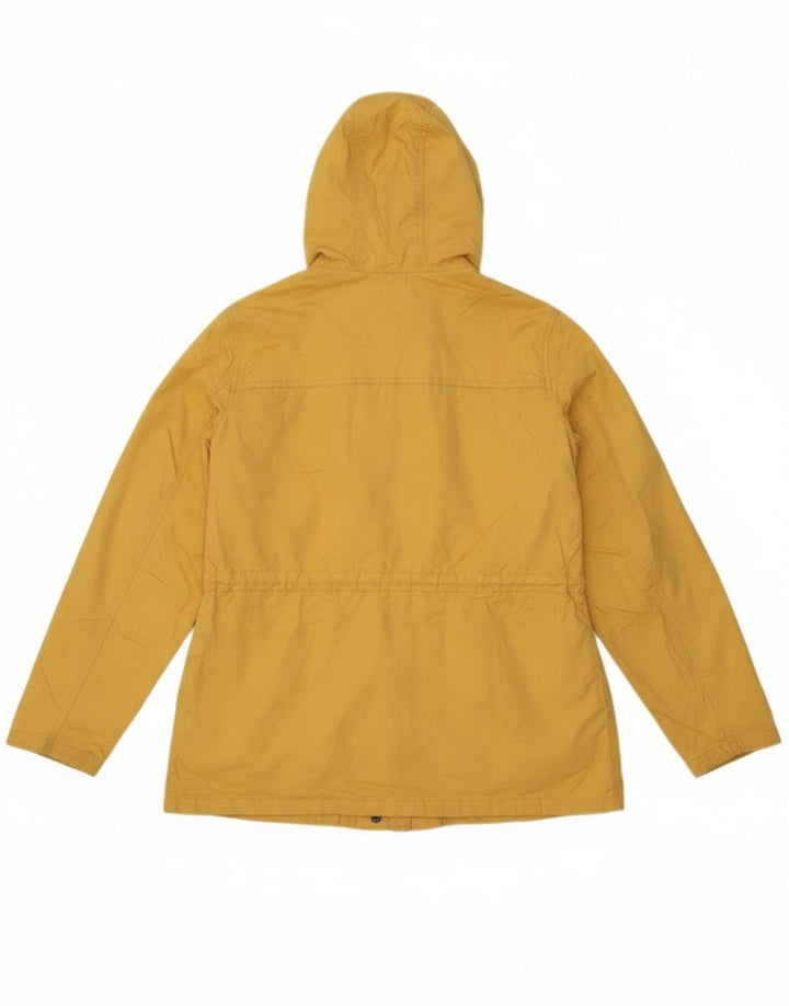 Fat Face Damen-Utility-Jacke mit Kapuze, UK 12, Mittelgelb, Polyester