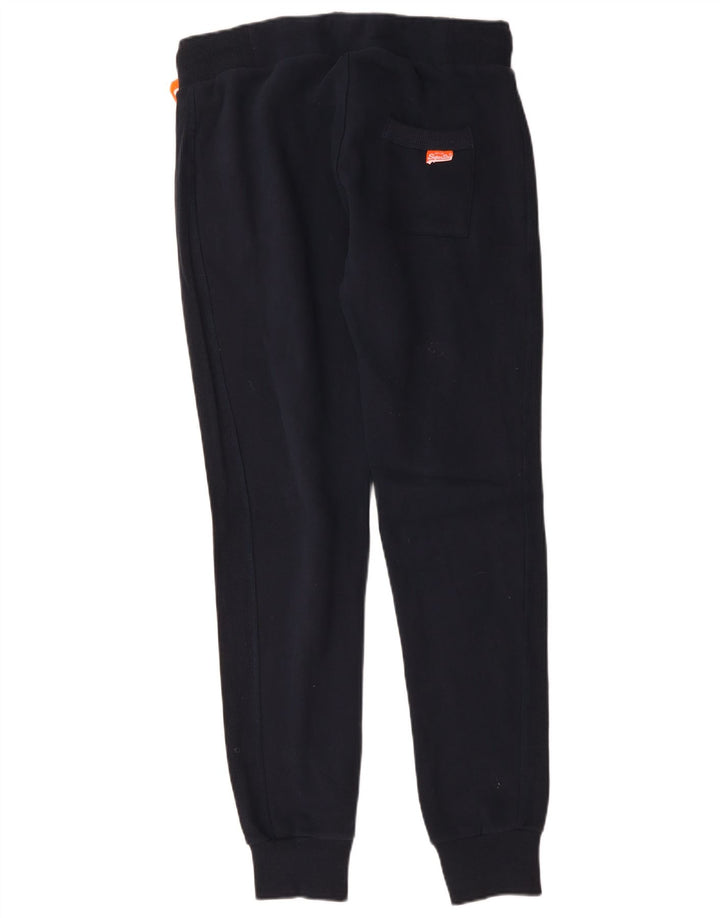 Superdry Damen-Trainingshose, Jogginghose, UK 14, Größe L, Marineblau, Baumwolle