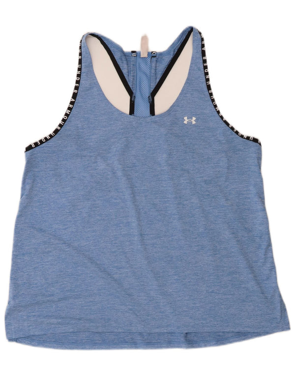 Under Armour Damen Graphic Vest Top UK 18 XL Blau