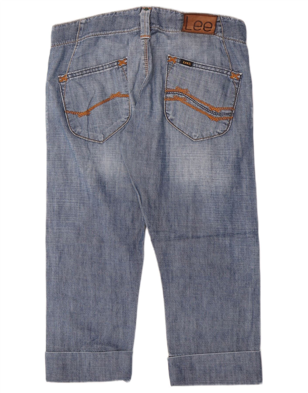 Lee Damen Key West Capri-Jeans W29 L21 Blaue Baumwolle