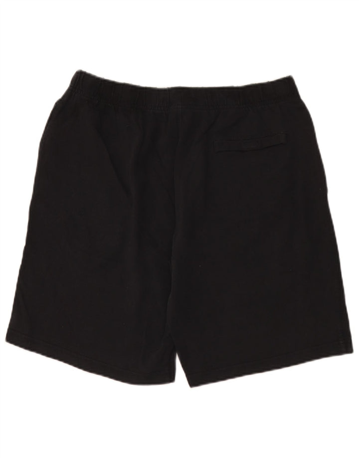 Nike Herren-Sportshorts, groß, aus schwarzer Baumwolle
