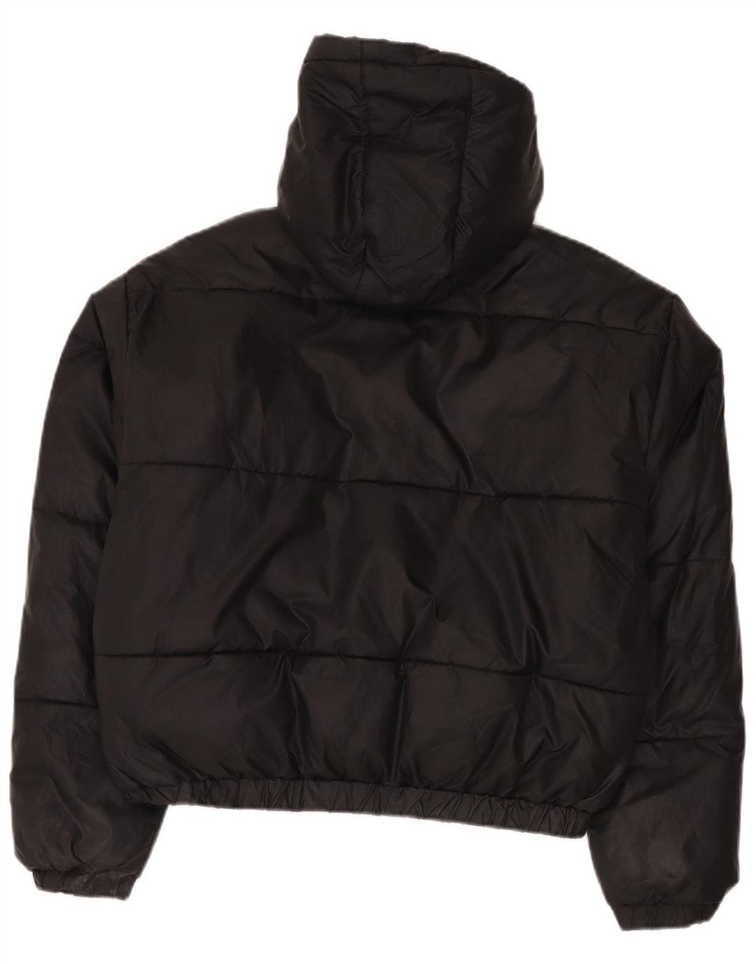 Ellesse Damen-Kapuzen-Übergröße, wattierte Jacke, UK 12, Mittelschwarz, Polyester