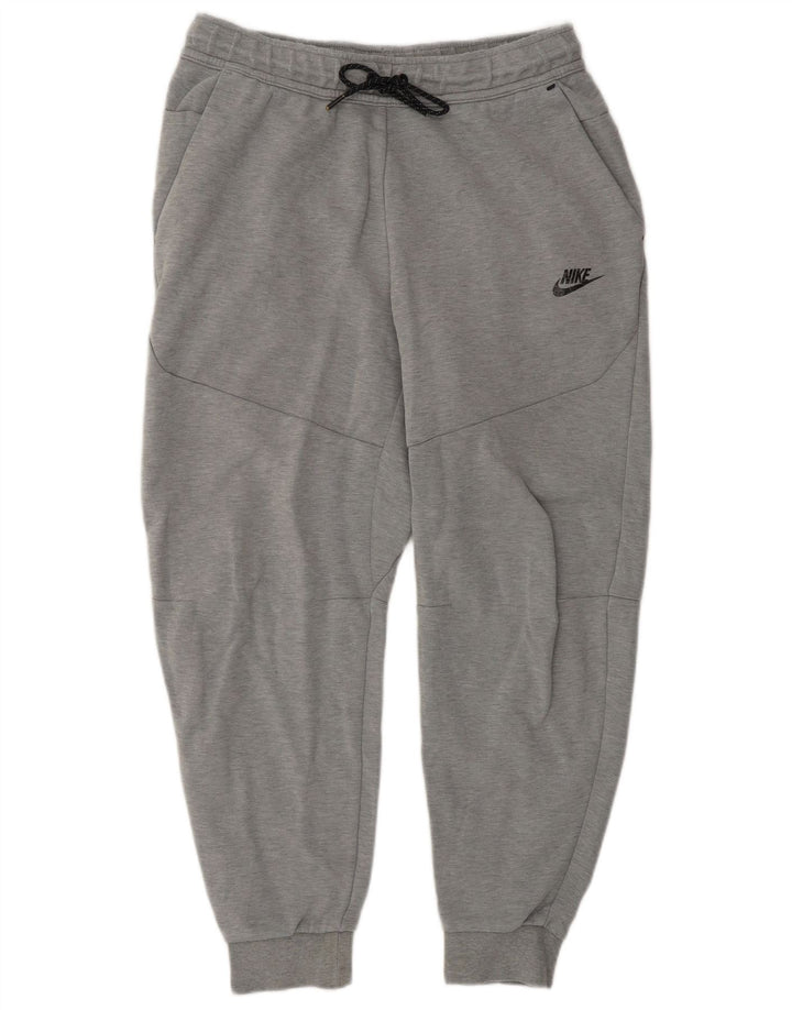 Nike Herren-Trainingshose und Jogger, mittelgraue Colourblock-Baumwolle