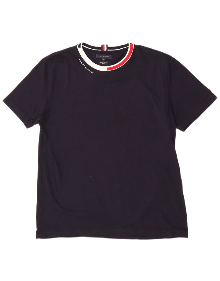 Tommy Hilfiger Herren T-Shirt Top 2XL Marineblau