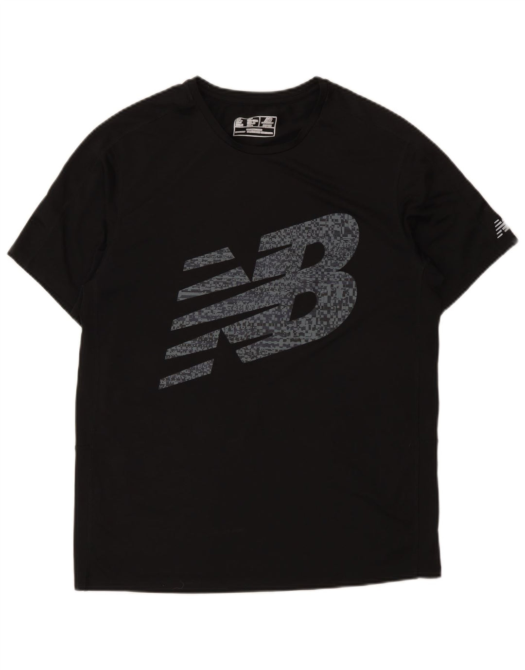 New Balance Herren Graphic T-Shirt Top Medium Schwarz