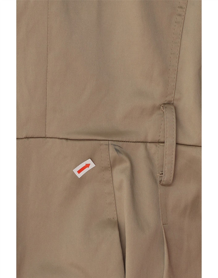 ZARA Womens Pea Coat UK 14 Large Beige Polyester Vintage Zara and Second-Hand Zara from Messina Hembry 