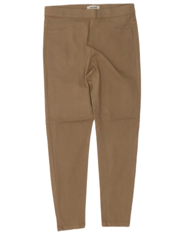 Marks & Spencer Damen kurze Jegging-Jeans UK 12 Medium W30 L26 Khaki
